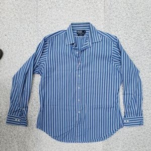 Polo By Ralph Lauren Size Large blue button up